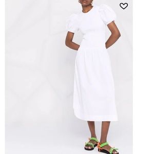 Ganni Cotton Poplin Dress